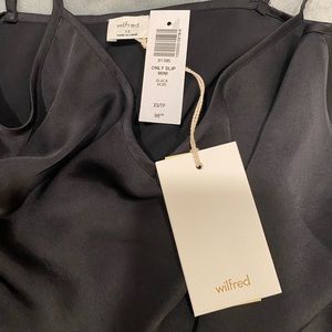 BRAND NEW Aritzia Wilfred mini slip dress - never worn